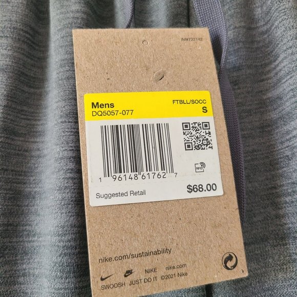 Nike Dri-Fit Academy Track Pants DQ5057-077 Size S Gray - Picture 5 of 7